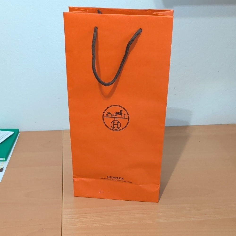 Hermès Orange Gift Bag